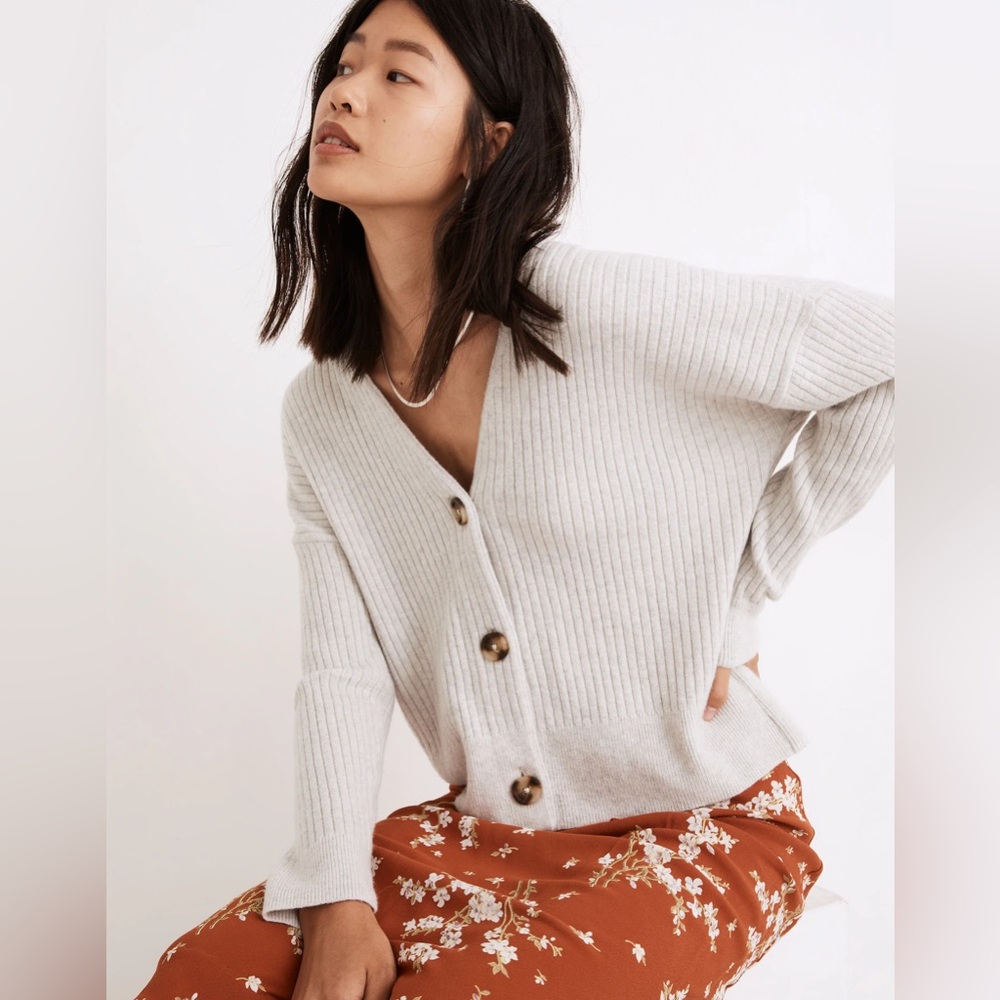 Madewell Cardigan Button-Up Sweater